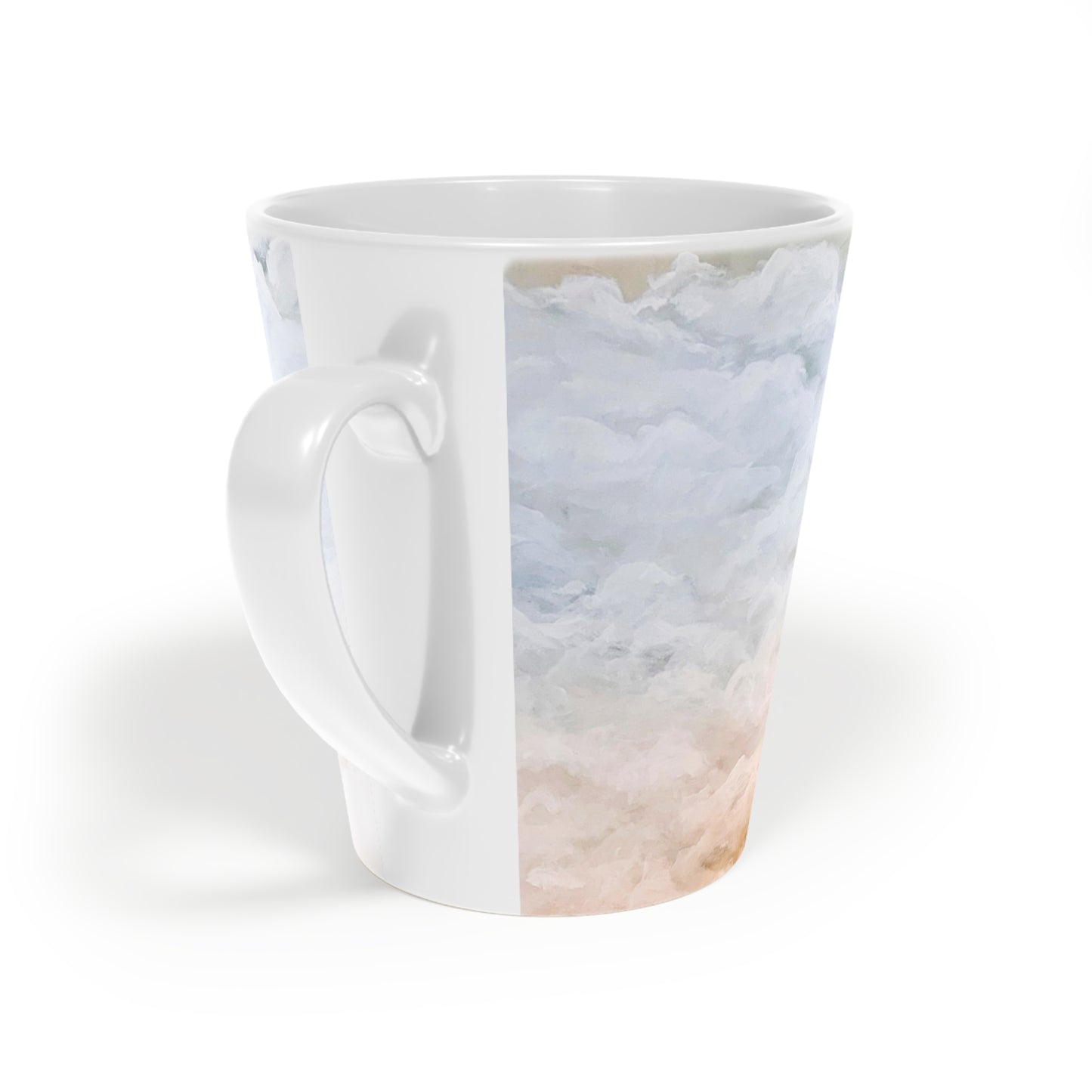 Serene Cloud Latte Mug - "On the Way to Heaven" 12oz