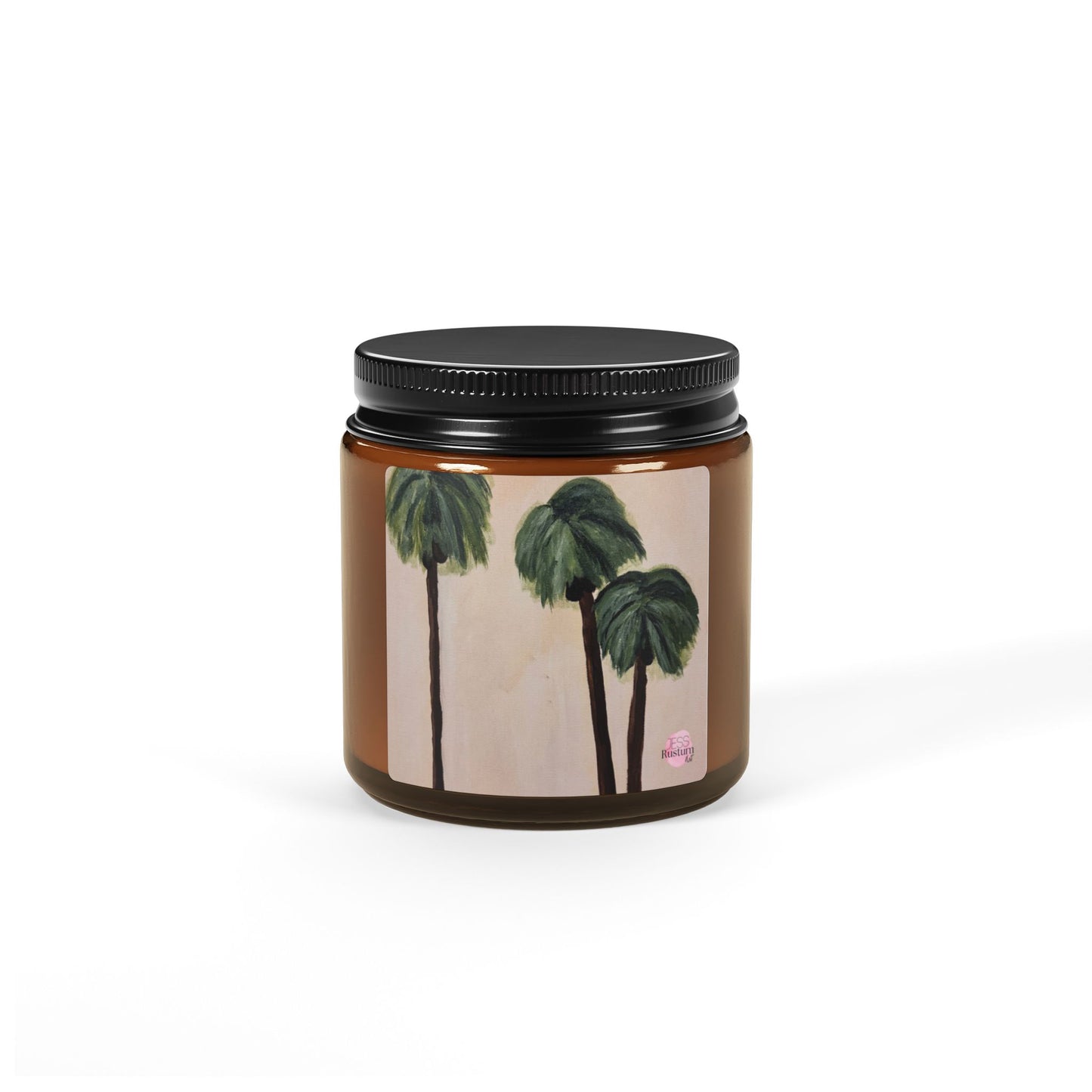 Tropical Escape Scented Soy Candle - Amber Jar
