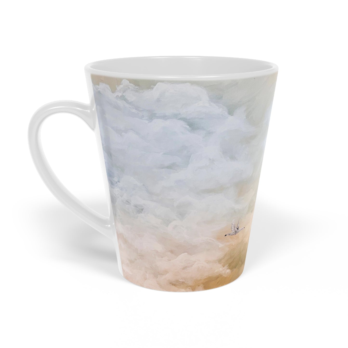 Serene Cloud Latte Mug - "On the Way to Heaven" 12oz