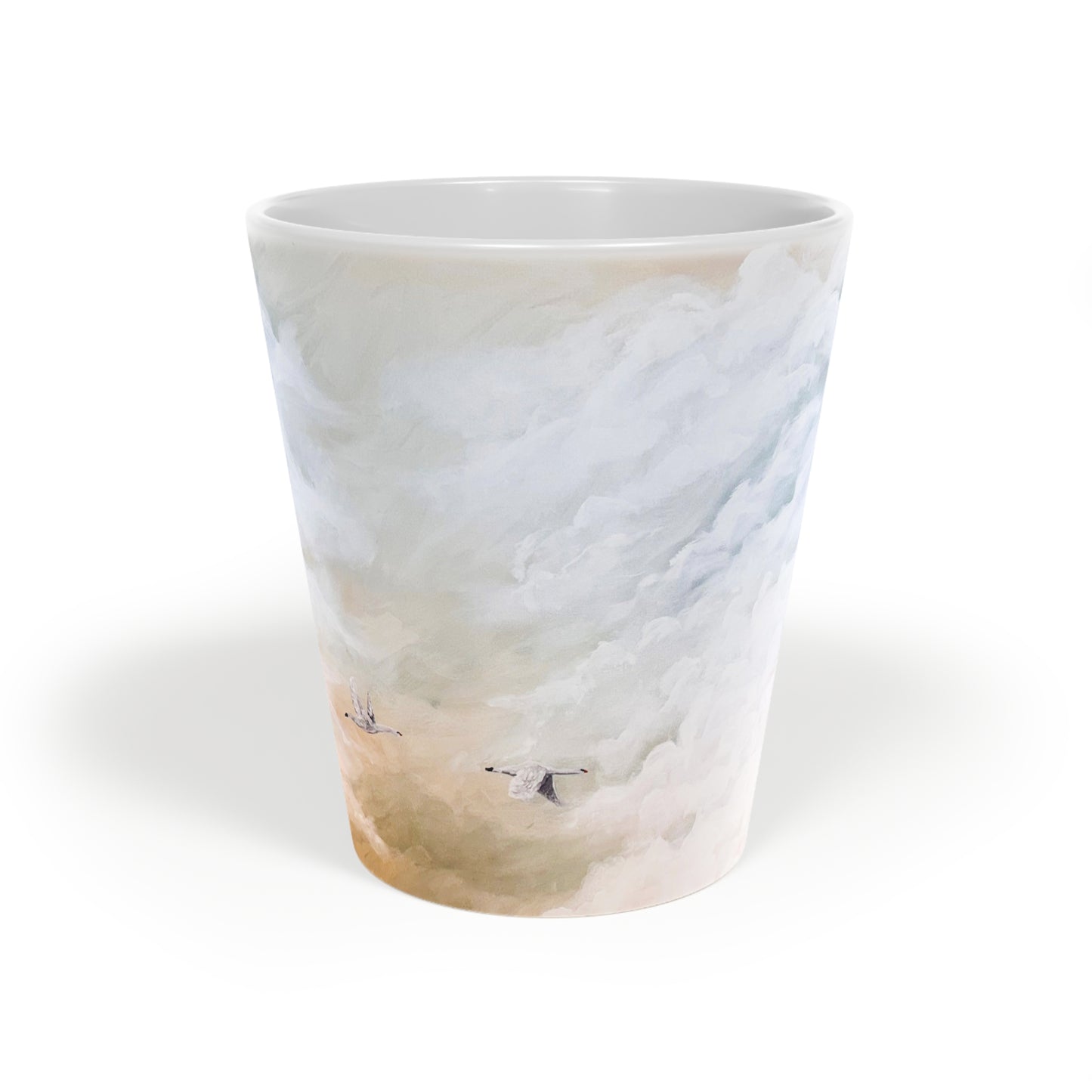 Serene Cloud Latte Mug - "On the Way to Heaven" 12oz