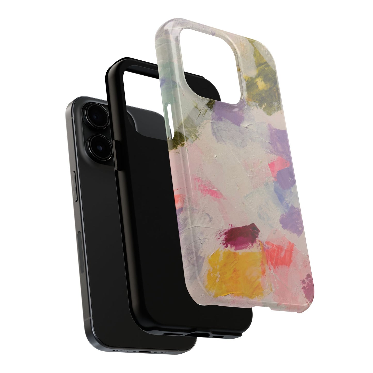 Artistic Tough Phone Case - Colorful Abstract Design