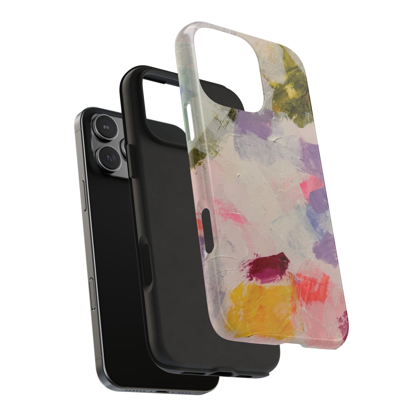 Artistic Tough Phone Case - Colorful Abstract Design