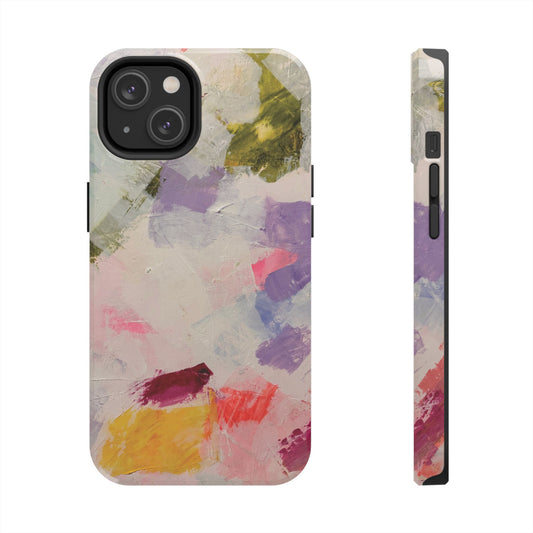 Artistic Tough Phone Case - Colorful Abstract Design