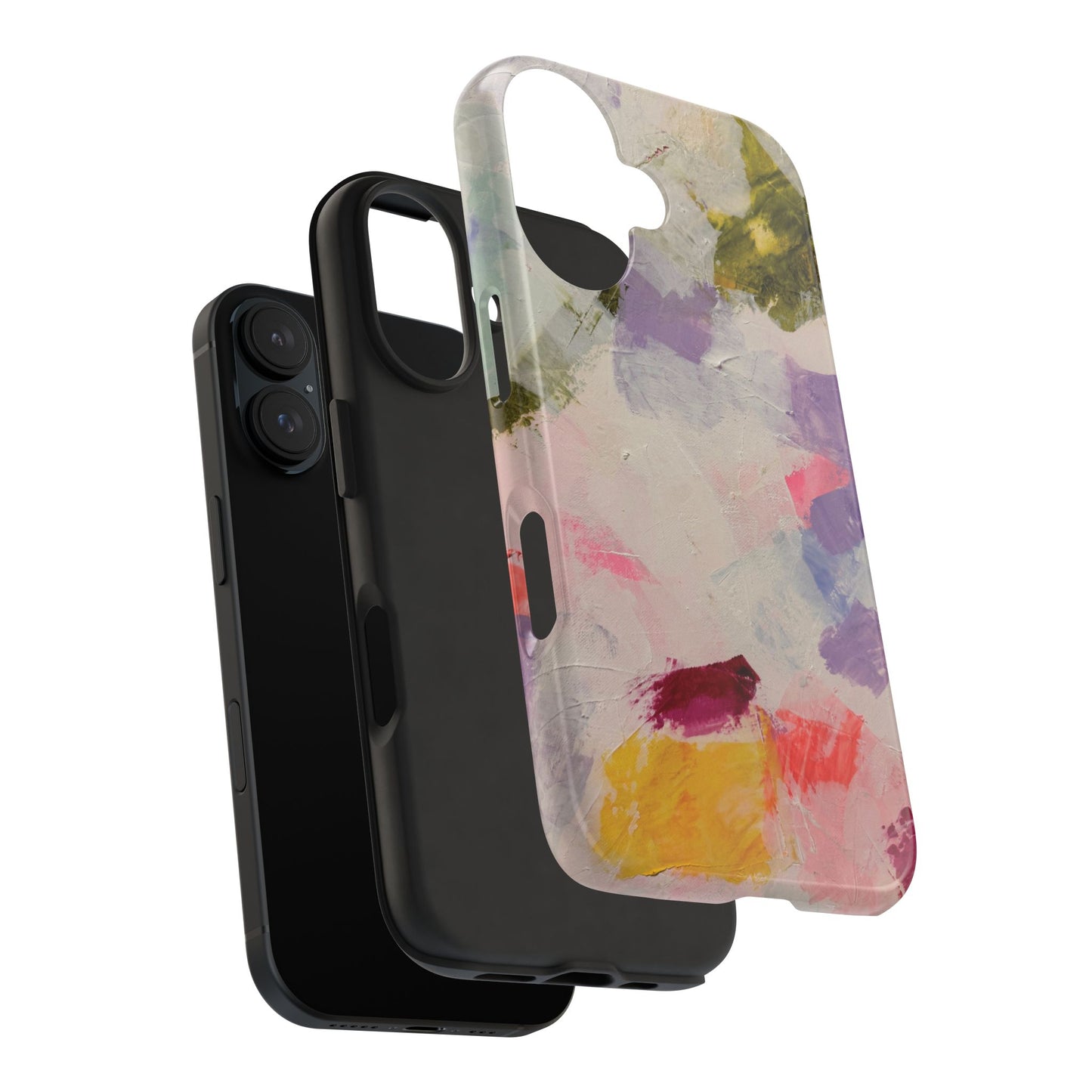 Artistic Tough Phone Case - Colorful Abstract Design