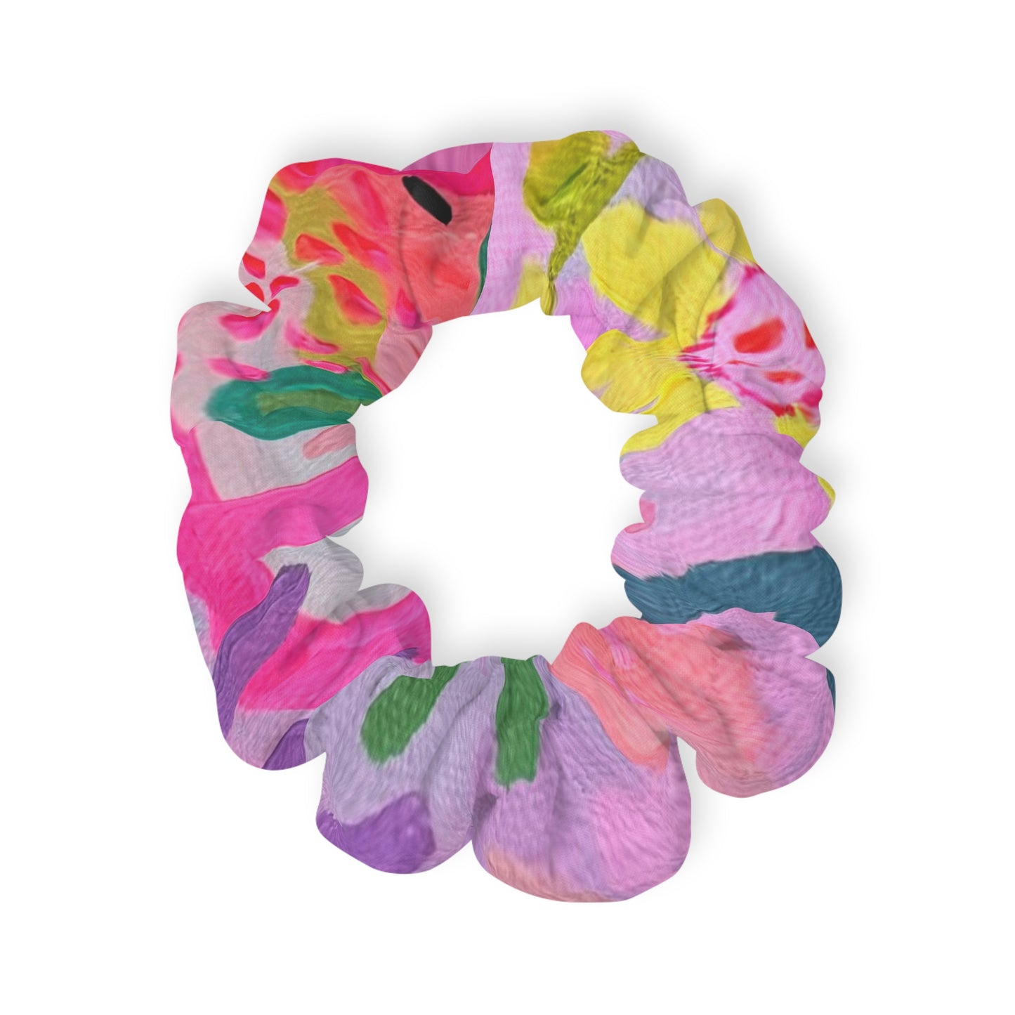 Colorful Floral Scrunchie - Perfect for Spring Festivals and Everyday Style