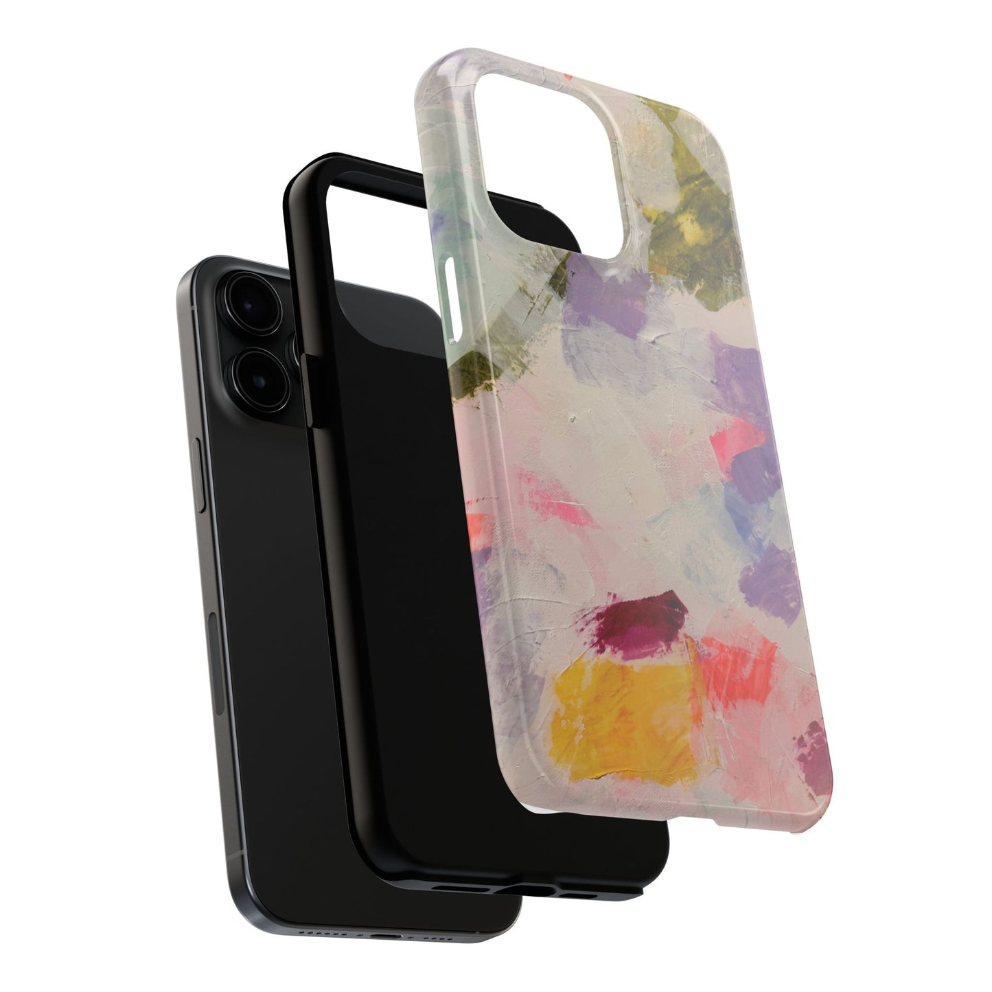 Artistic Tough Phone Case - Colorful Abstract Design