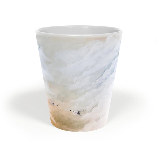 Serene Cloud Latte Mug - "On the Way to Heaven" 12oz